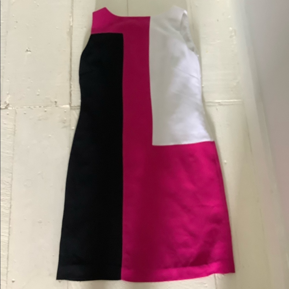 Amanda smith new colorblock dress mod 6 petite